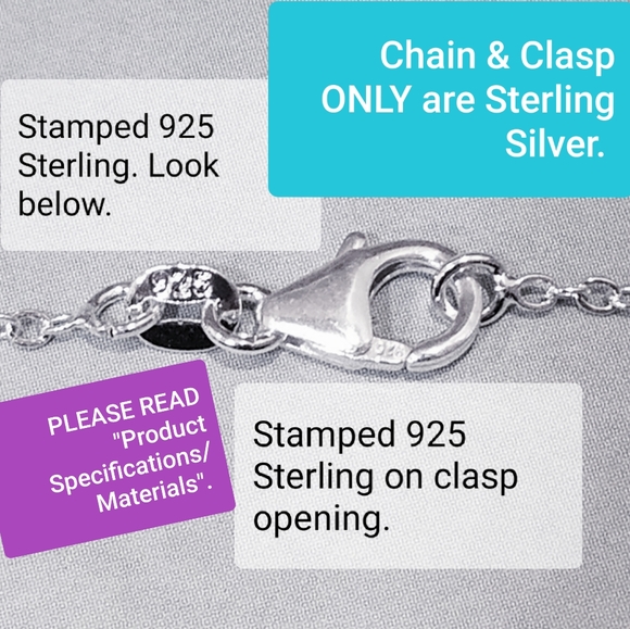 Handcreated Teapot Necklace on Sterling Silver Chain - Picture 6 of 11